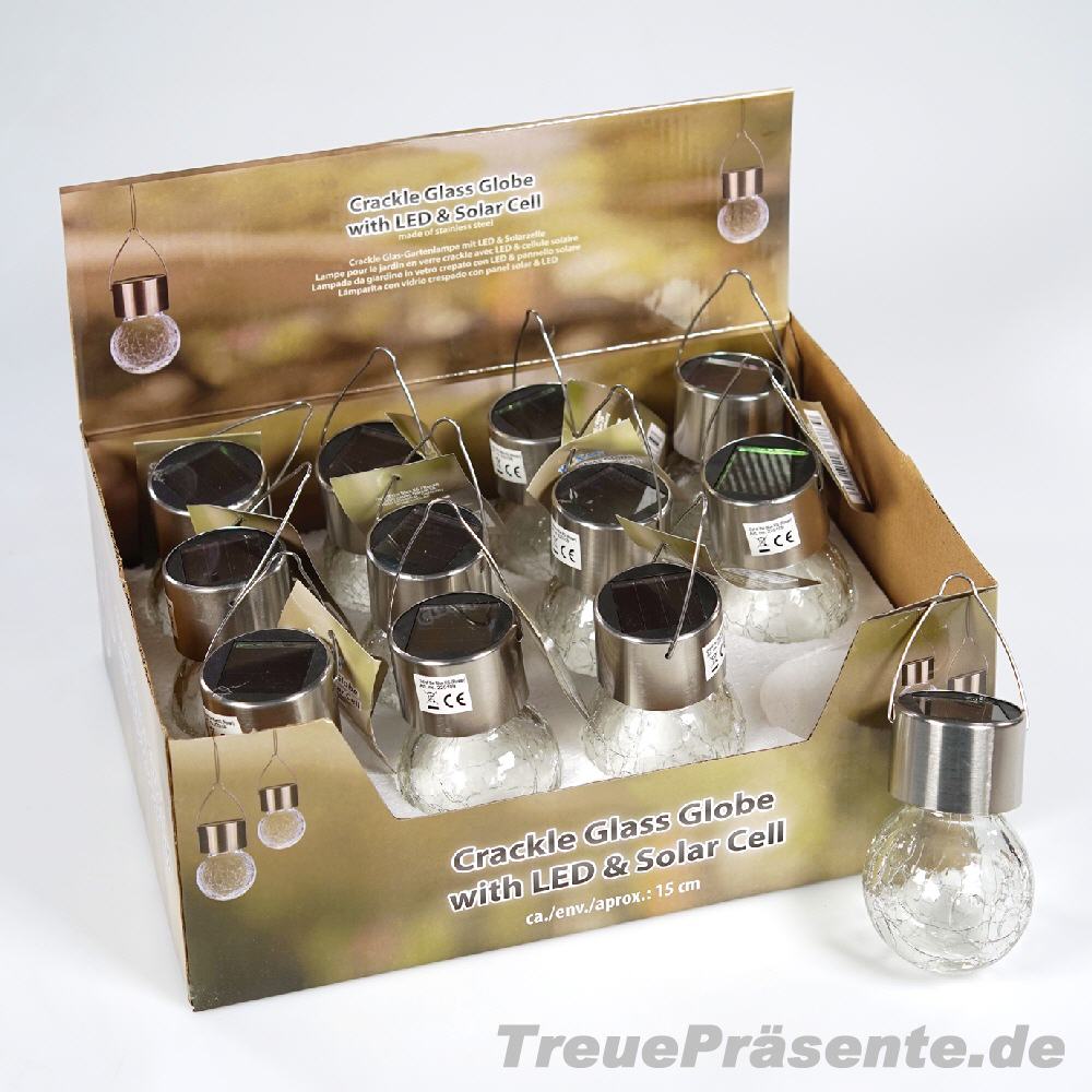 Solar-H&auml;ngeleuchten Glas-LED