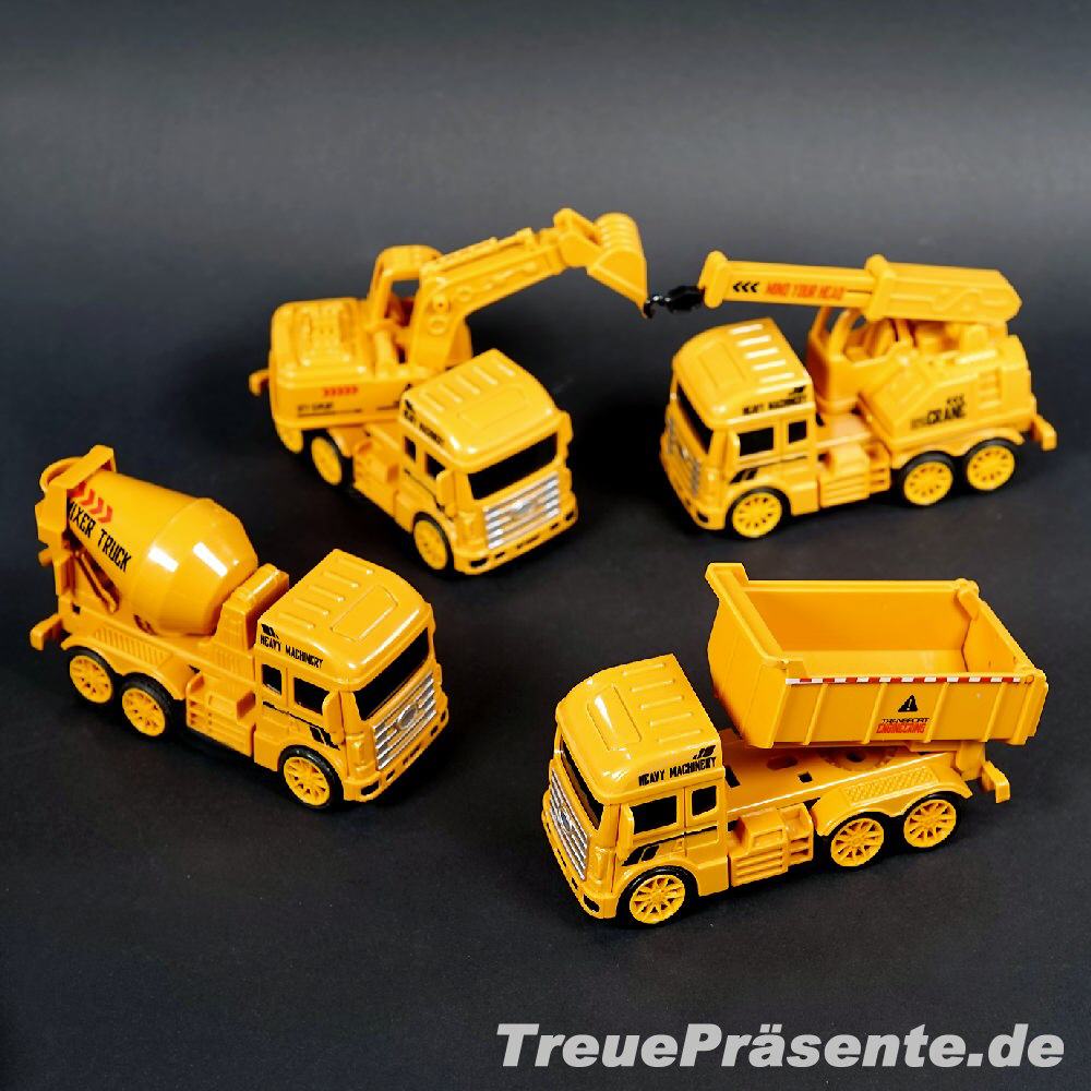 Baufahrzeuge mit beweglichen Teilen