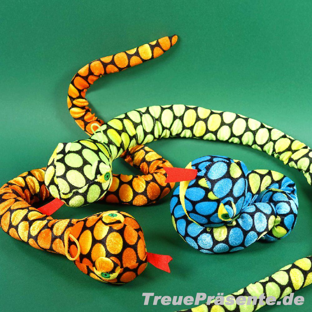 Satinpl&uuml;sch-Schlange 100 cm