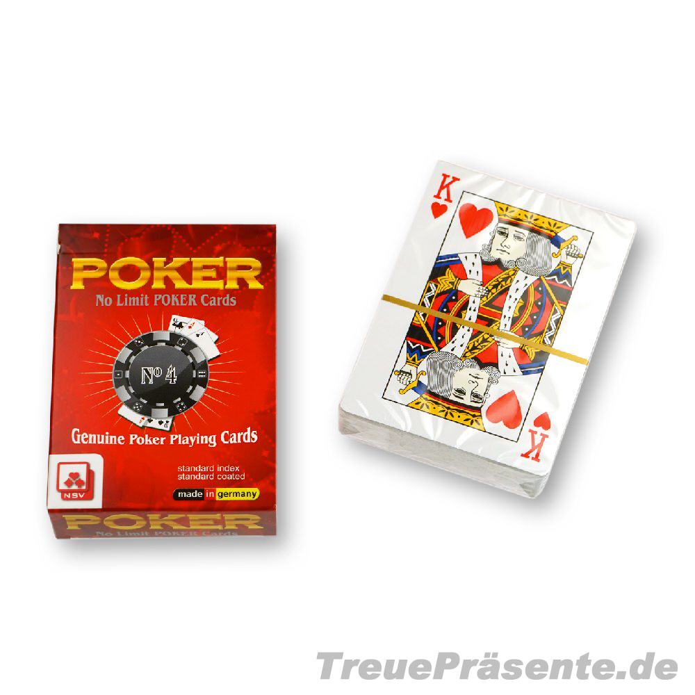 Spielkarten Poker