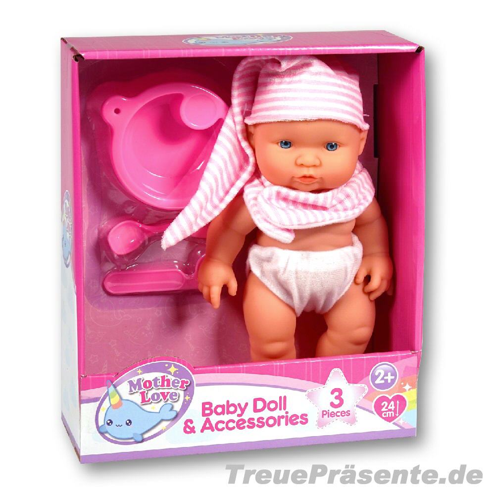 Babypuppe mit Zubeh&ouml;r