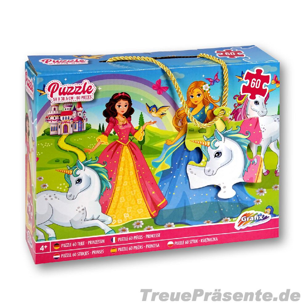 Puzzle Prinzessin in Kofferbox