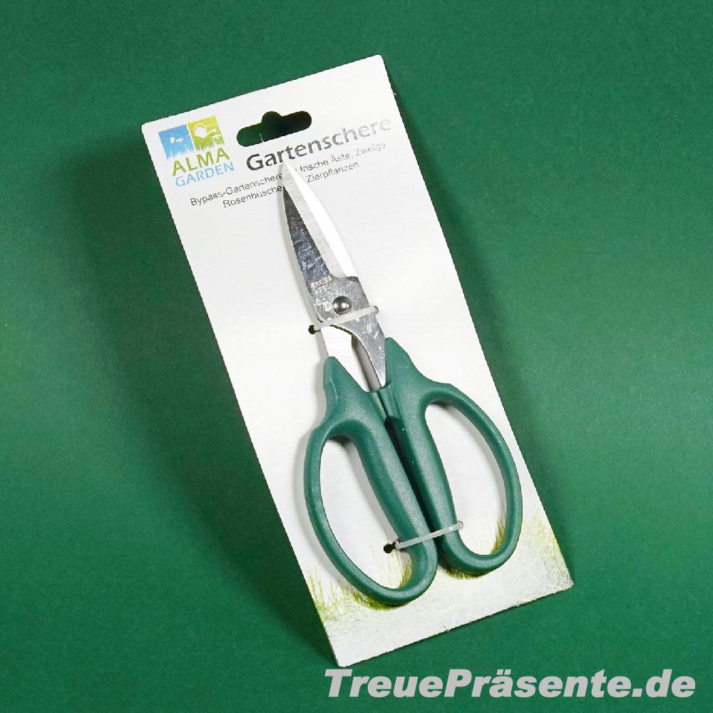 Gartenschere auf Karte