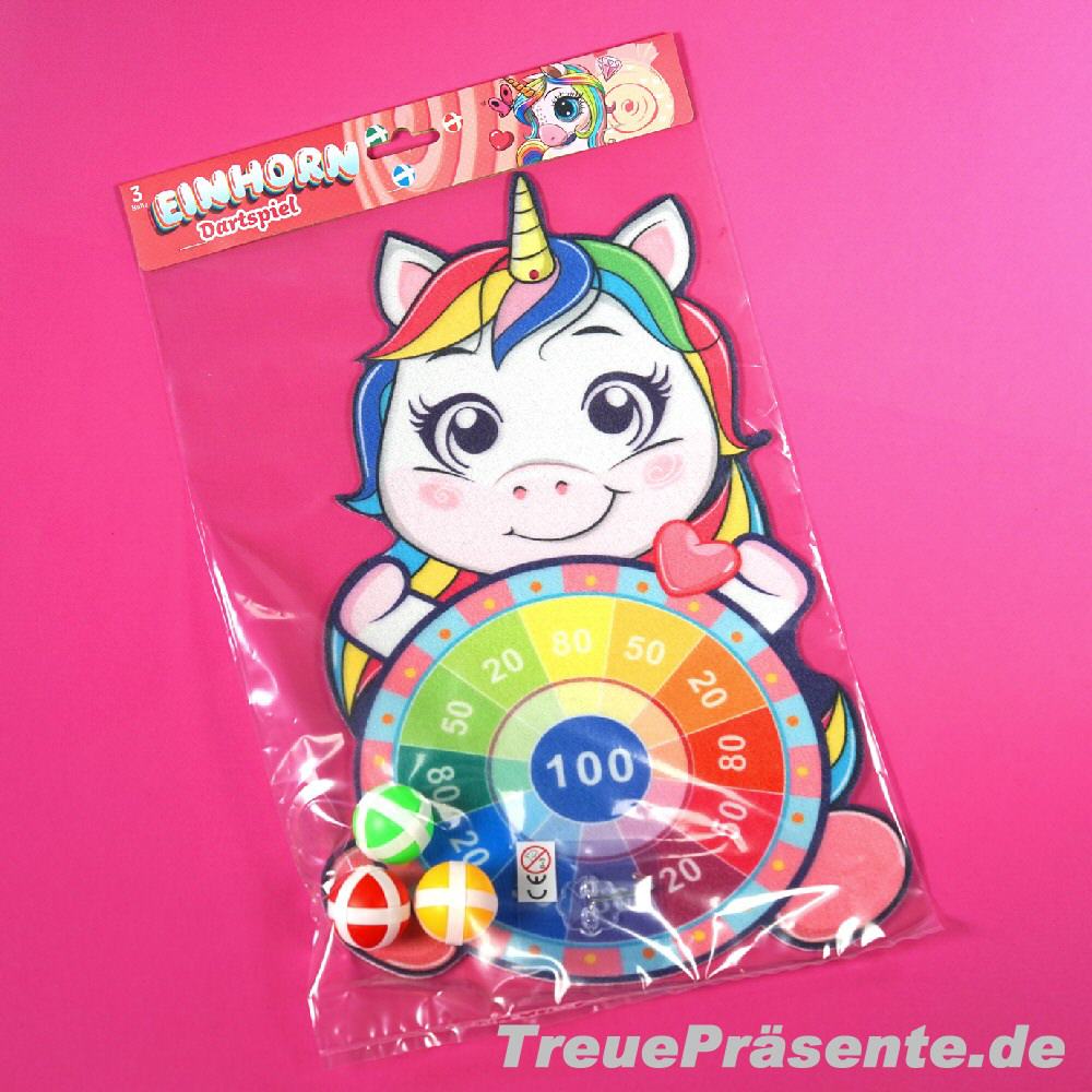 Einhorn-Dartspiel