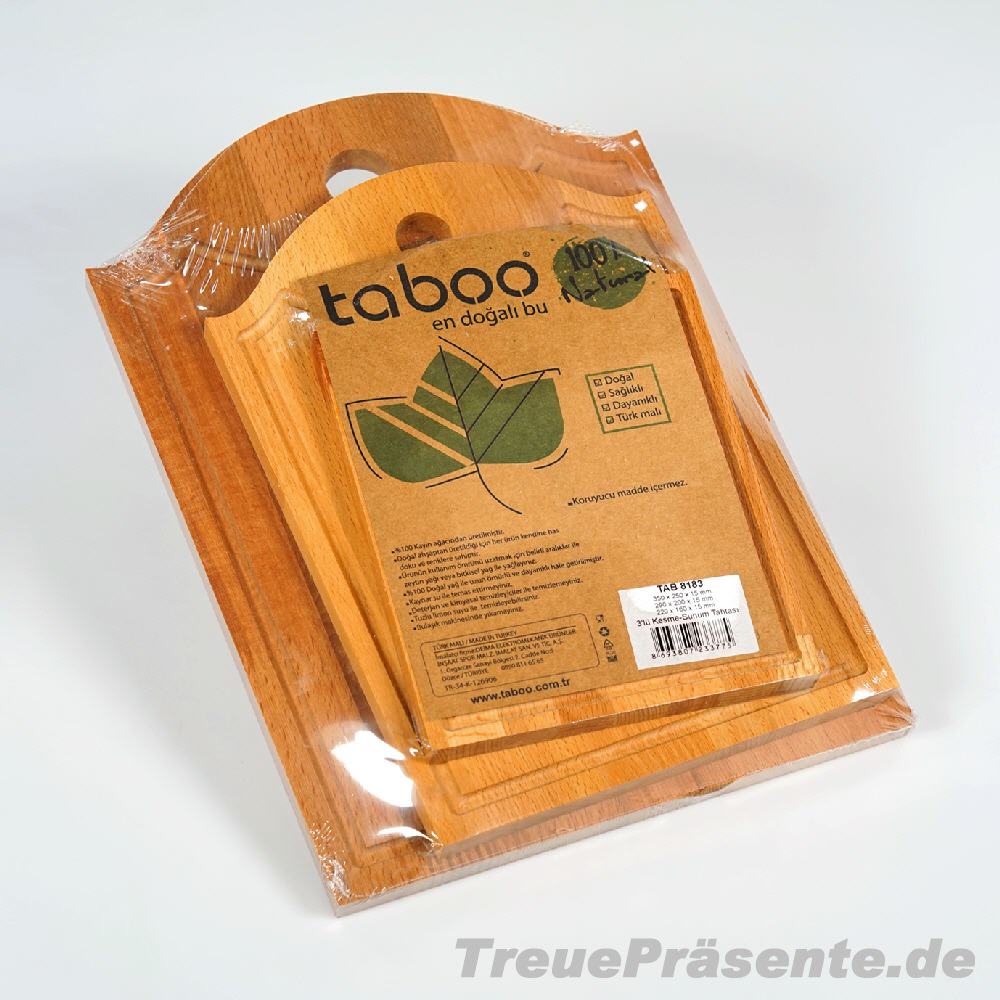 3er-Set Holzschneidbretter