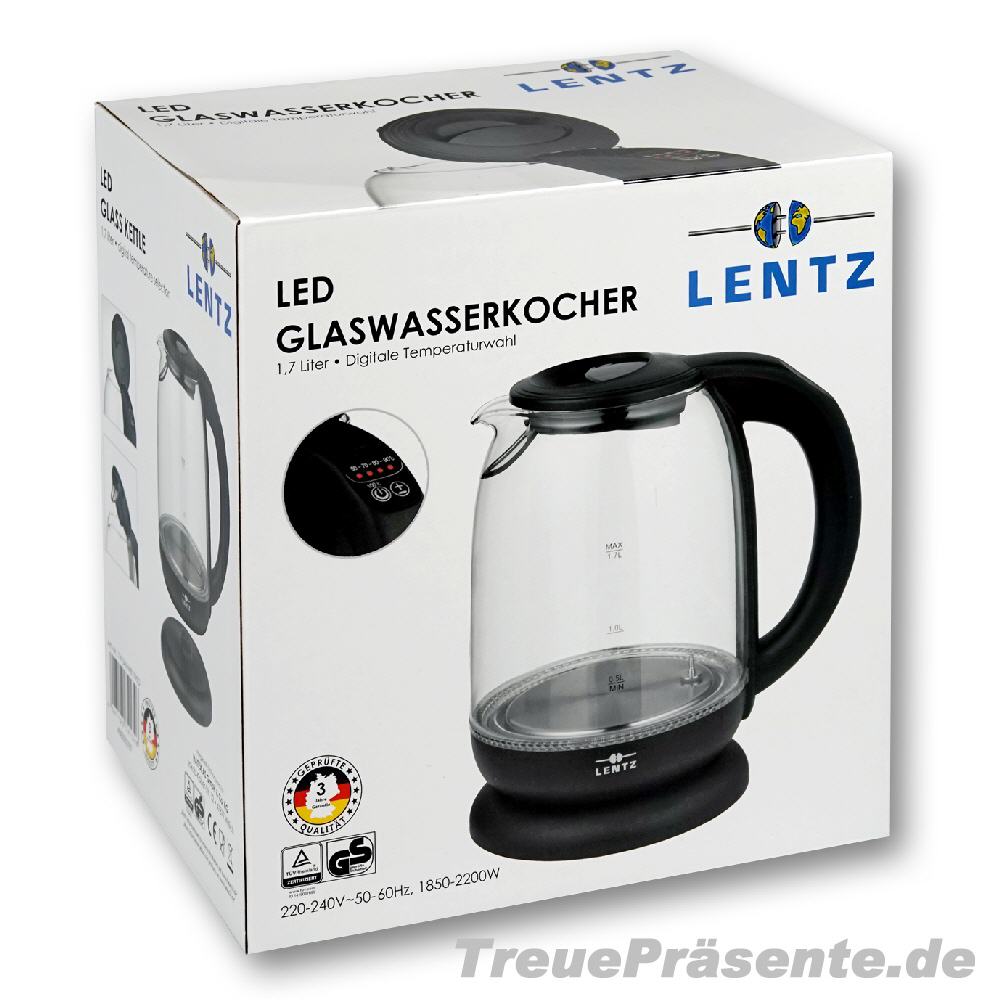 Wasserkocher Glas digital