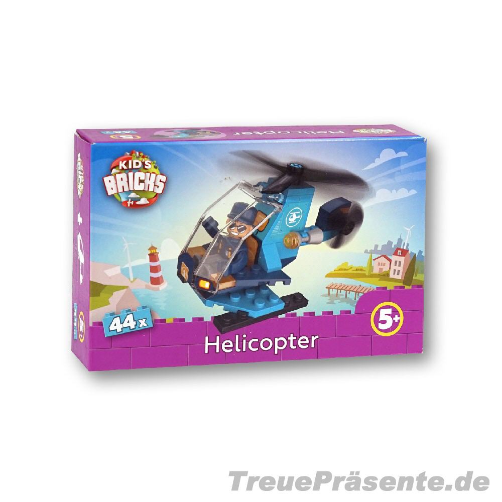 Steckbausteine Helikopter 44teilig