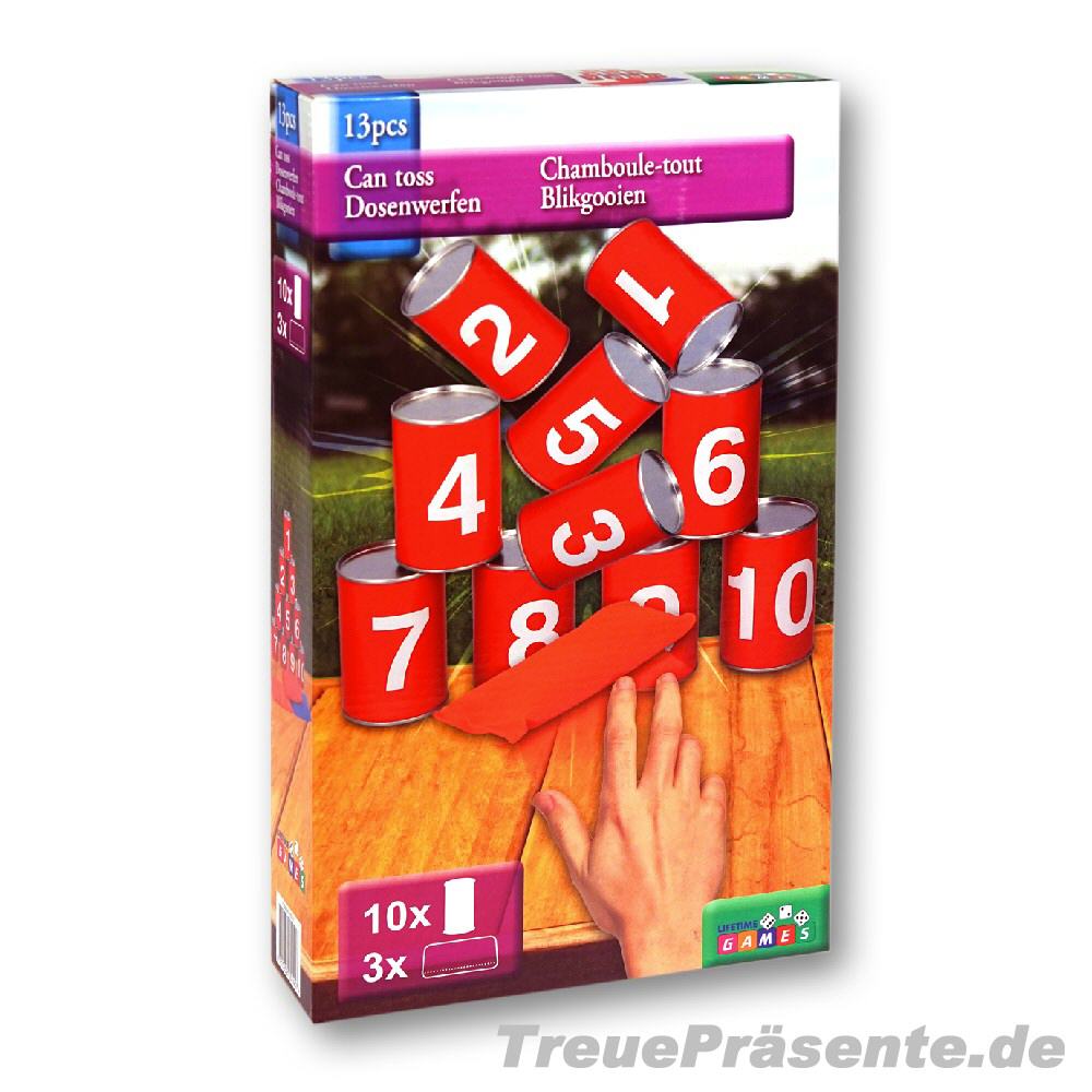 Dosenwurfspiel 13-teilig