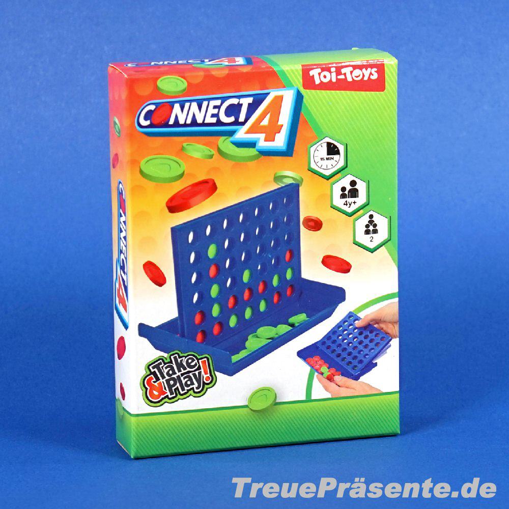 Knobel-Steckspiel 4-in-einer-reihe