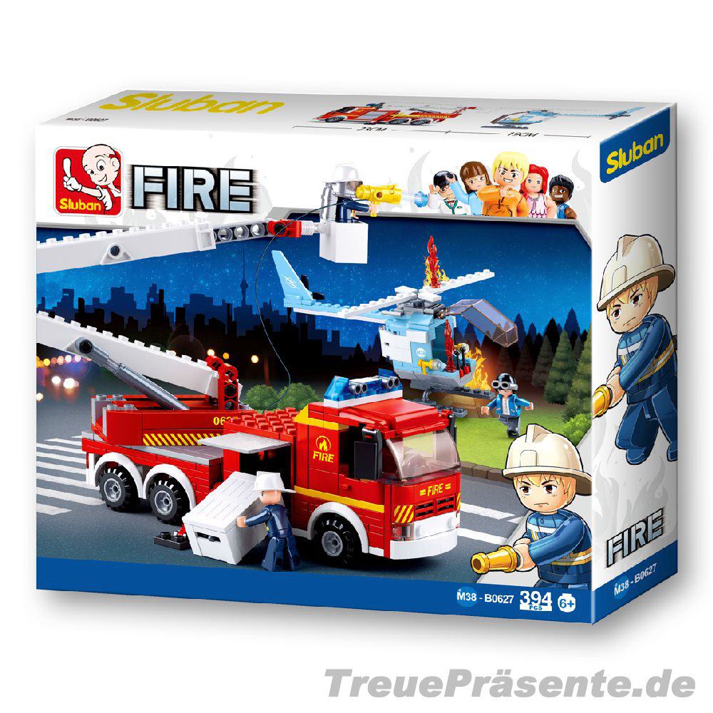 Steckbaukasten L&ouml;schzug Feuerwehr