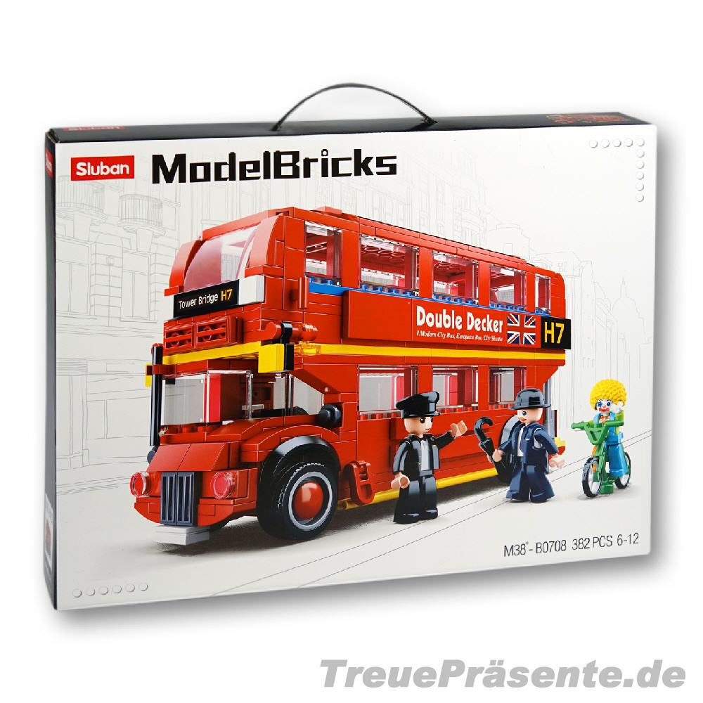 Doppeldeckerbus Steckbausteinkasten