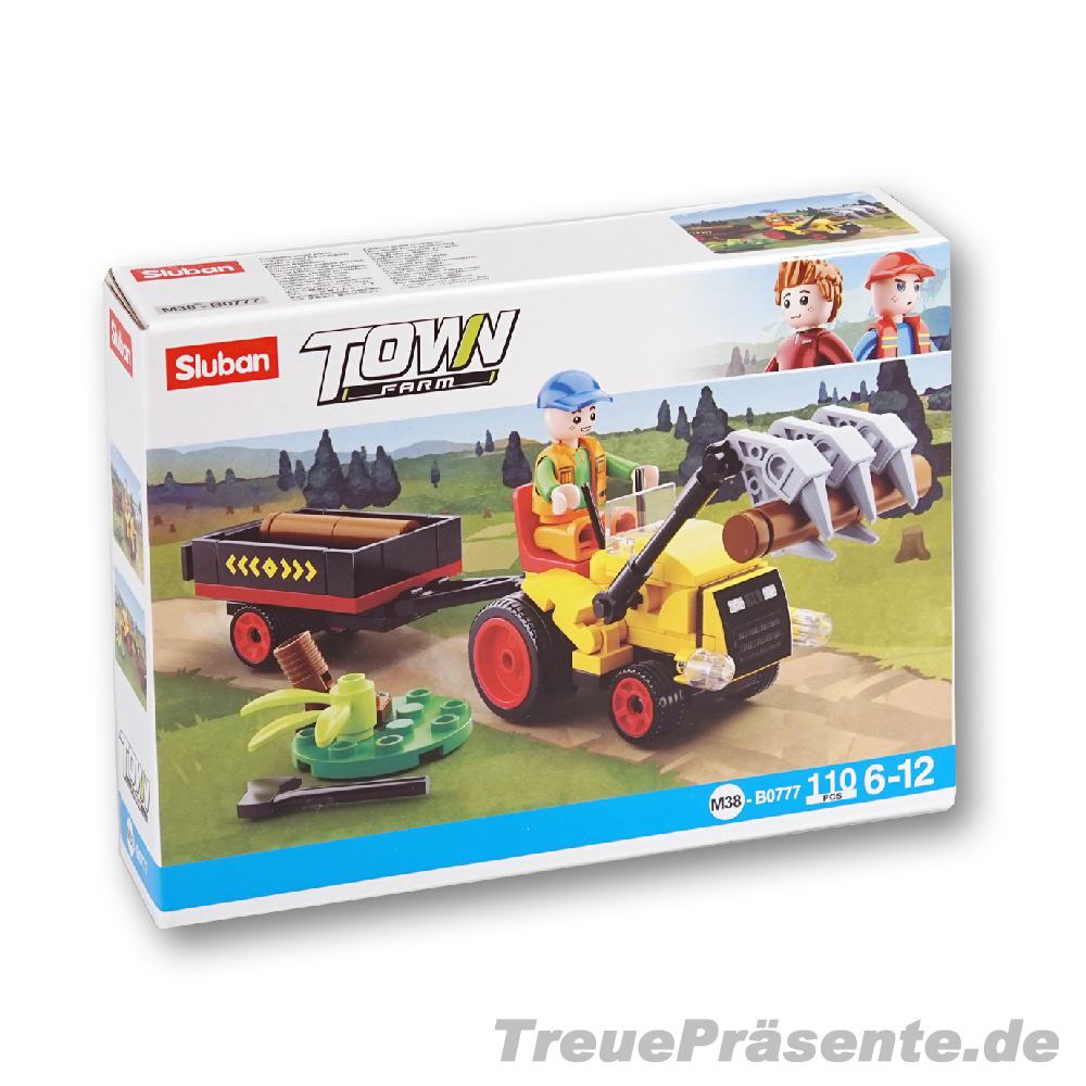 Traktor mit Greifarm 110 Teile