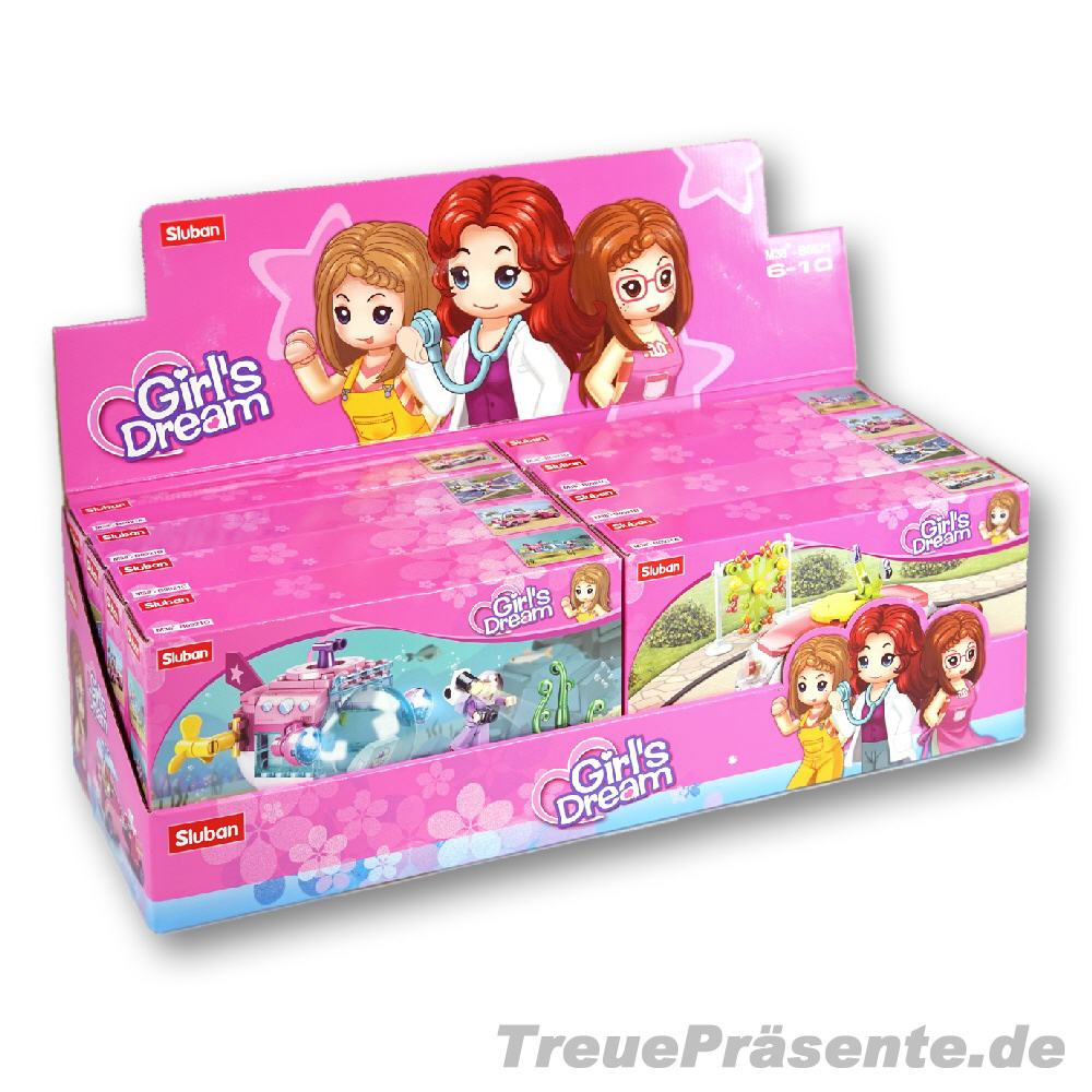 Fahrzeuge M&auml;dchen sortiert im Display