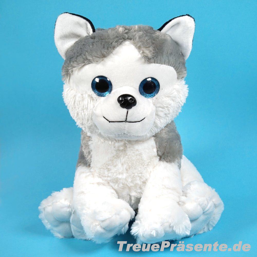 Pl&uuml;sch-Welpe Husky 35 cm