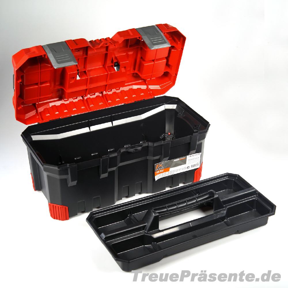 XXL-Werkzeugkoffer schwarz-rot