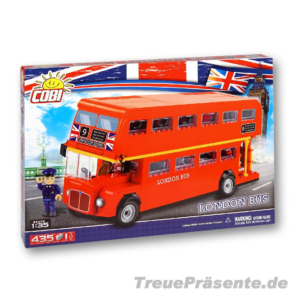 Steckbaukasten Doppeldeckerbus
