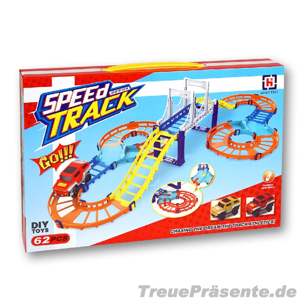 Offroader-Rennbahn zum Zusammenbauen