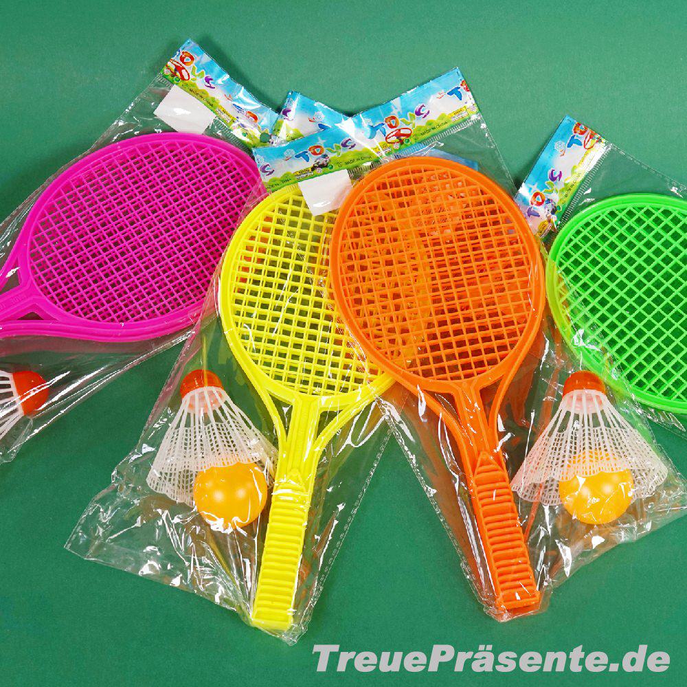 Federball-Spiel 2 Schl&auml;ger und 2 B&auml;lle