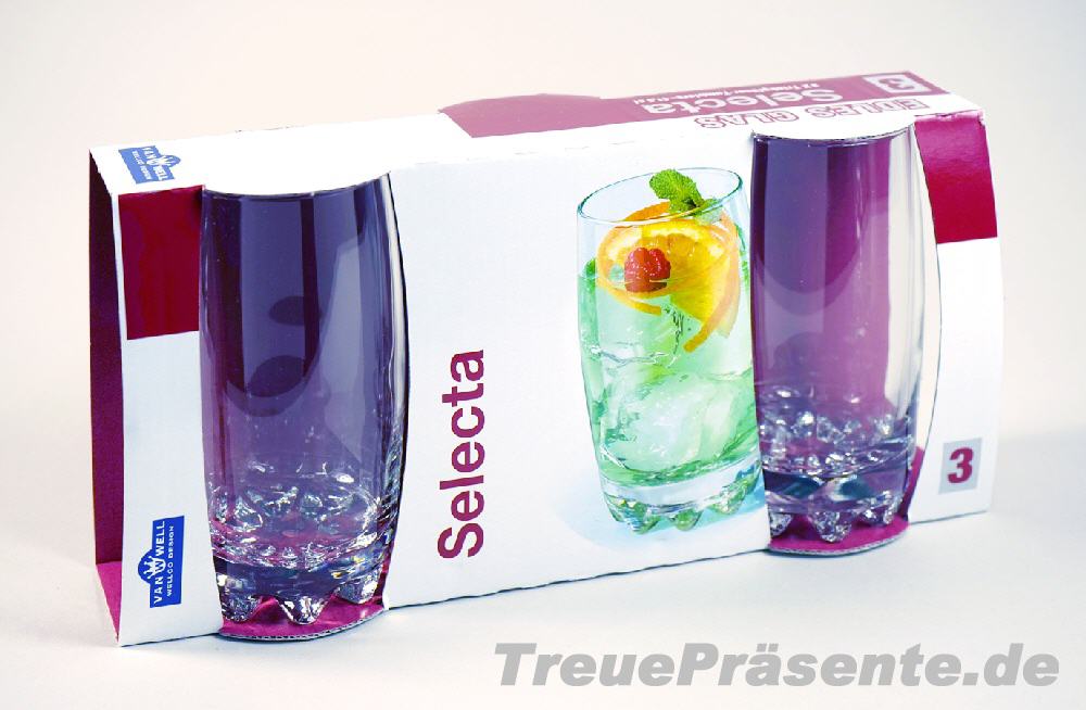 TreuePr&auml;sent Trinkgl&auml;ser 3er-Set