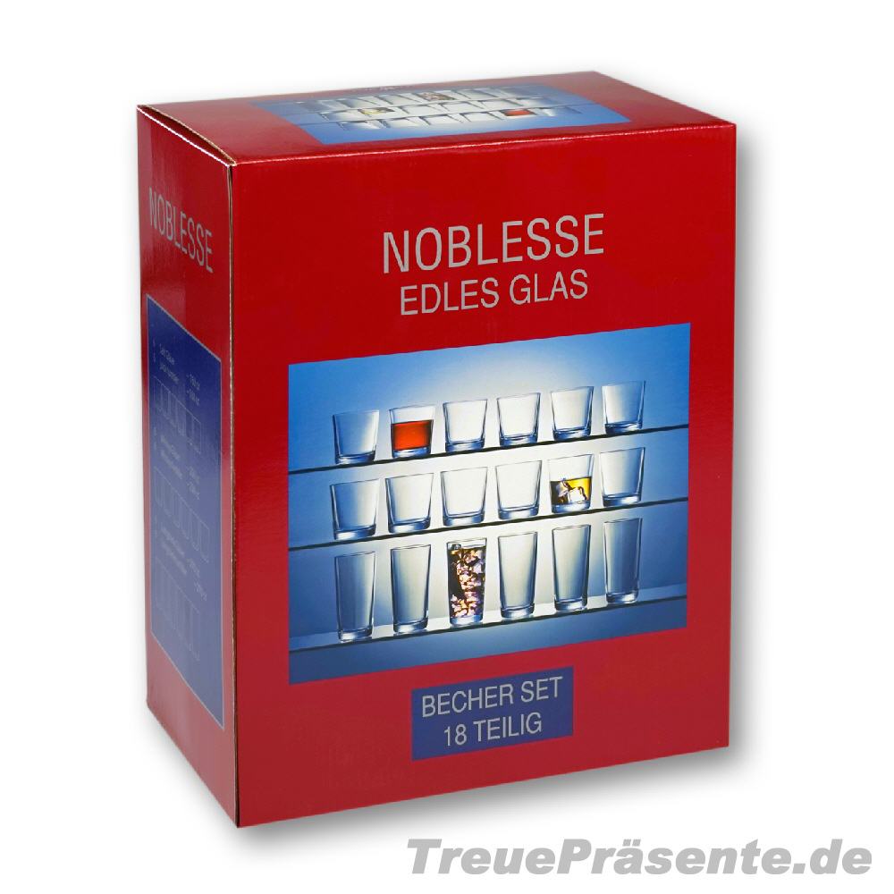 Edles Gl&auml;ser-Set 18-teilig