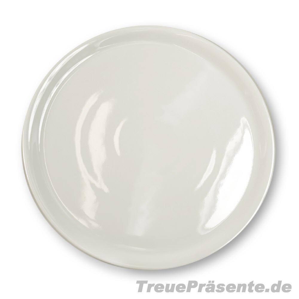 TreuePr&auml;sent Pizza-Teller 31 cm wei&szlig;