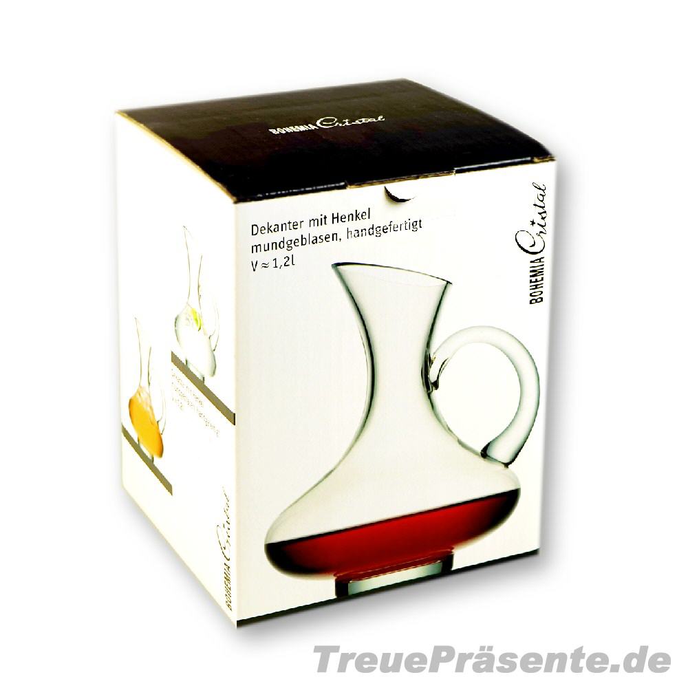 TreuePr&auml;sent Glas-Dekanter
