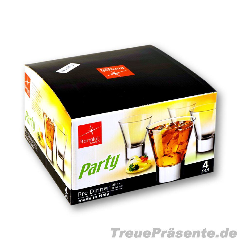TreuePr&auml;sent Party-Gl&auml;ser-Set 25 cl