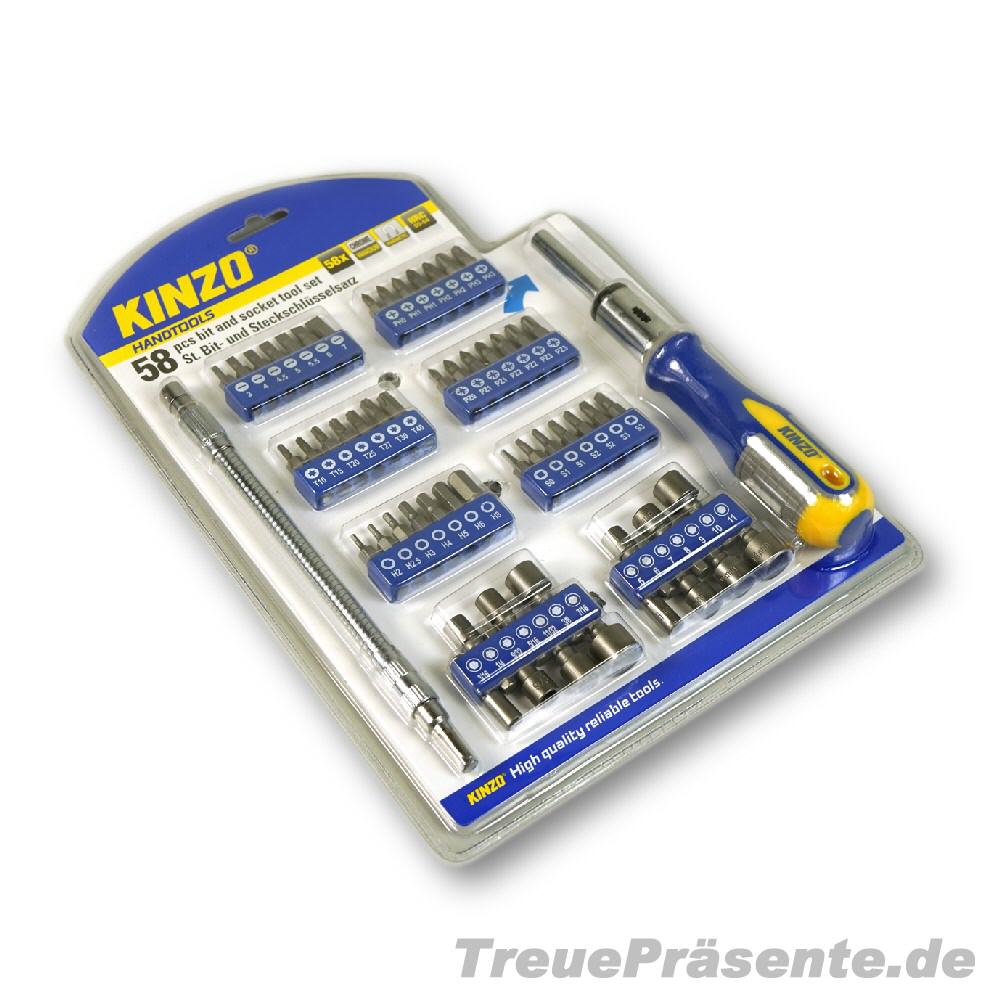 TreuePr&auml;sent Bit- & Steckschl&uuml;sselsatz