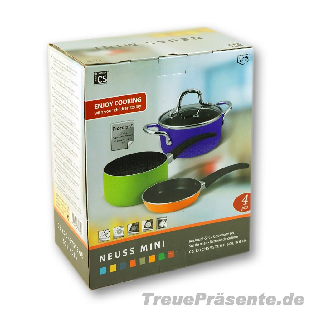 TreuePr&auml;sent Mini Kochtopf-Set
