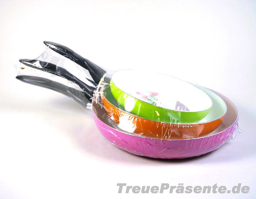 TreuePr&auml;sent Pfannen 3er-Set