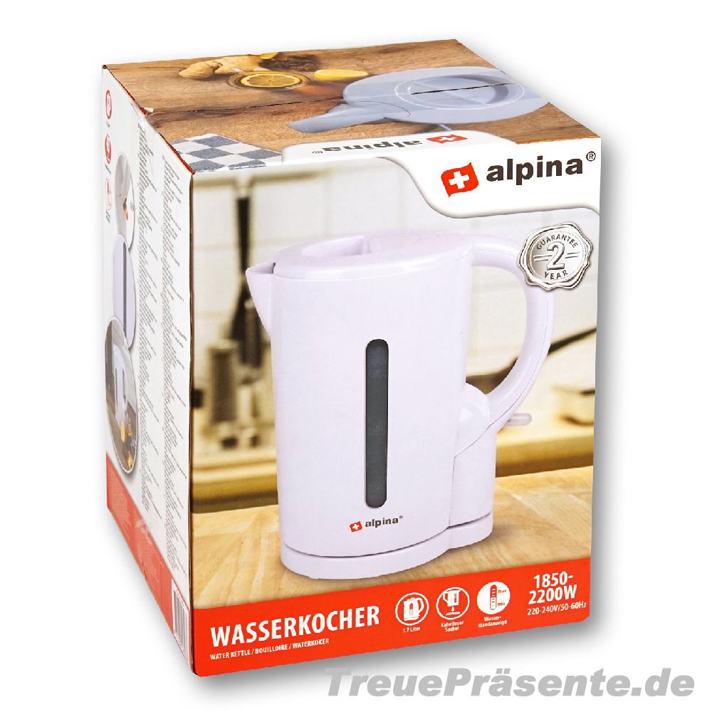 Wasserkocher we&szlig; 1,7 Liter