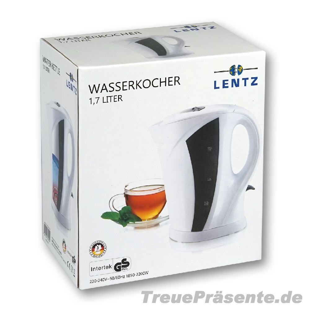 Wasserkocher wei&szlig; 1 Liter