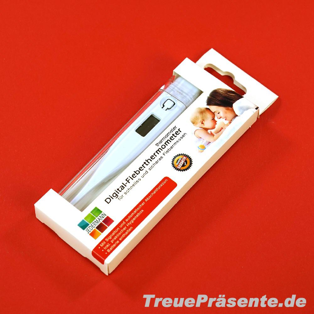 Fieber-Thermometer digital in Verpackung