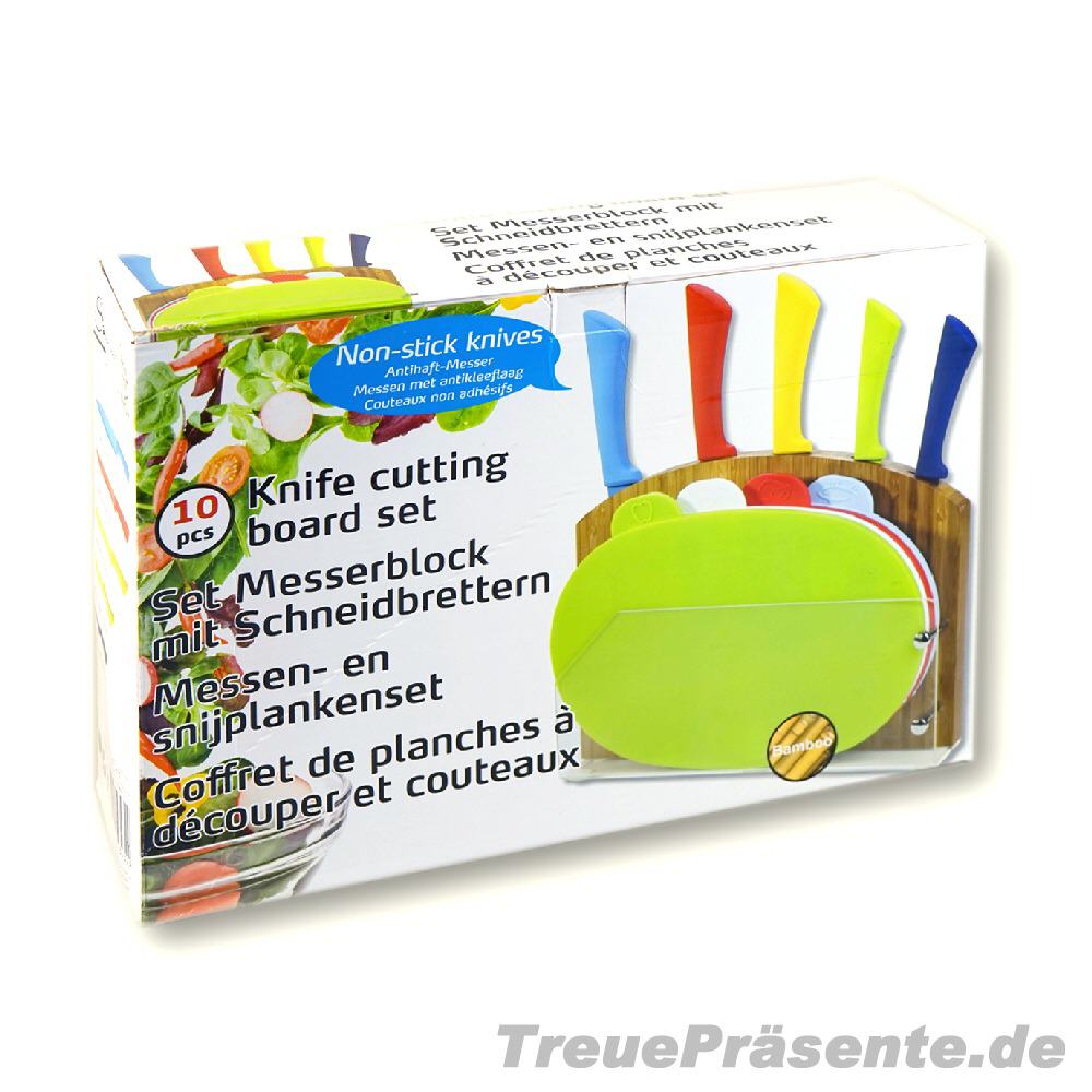 TreuePr&auml;sent Messer-Schneidset 10 Teile