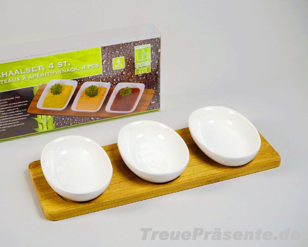 TreuePr&auml;sent Servierschalen f&uuml;r Snacks & Dips