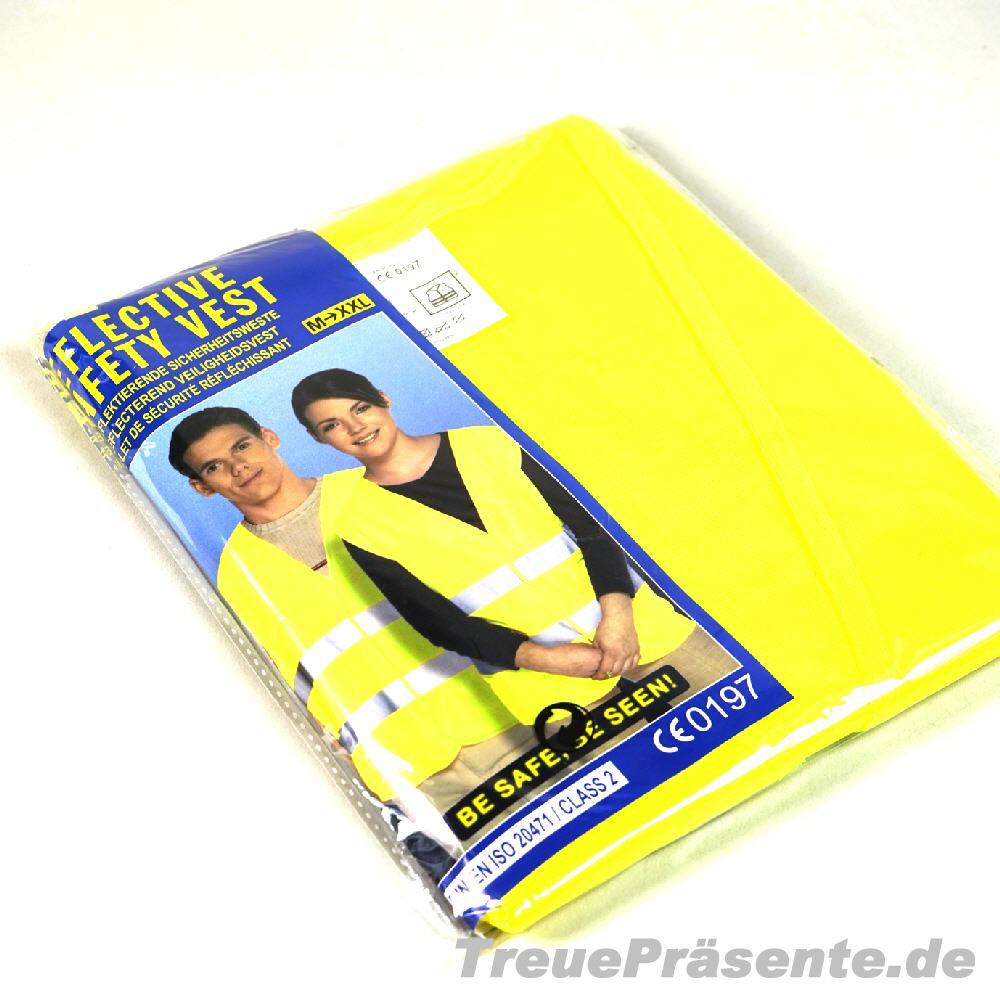 TreuePr&auml;sent Warnweste