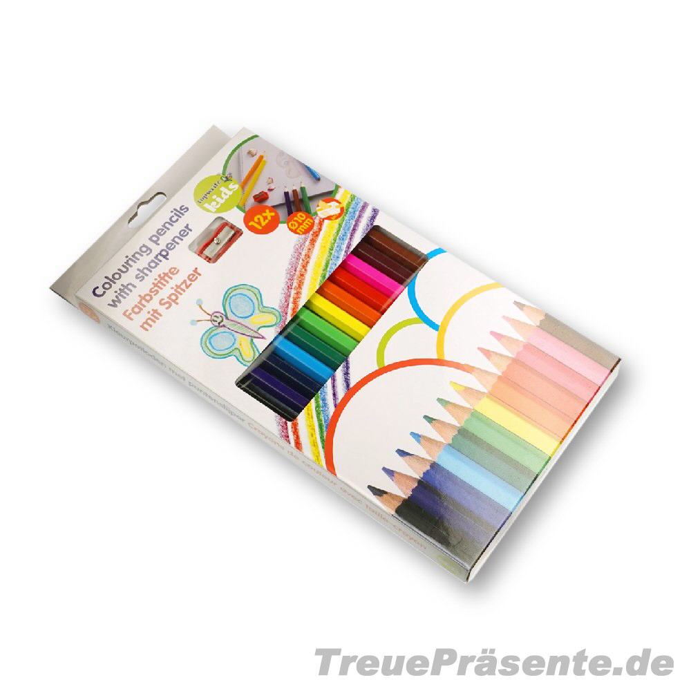 Farbstifte mit Anspitzer