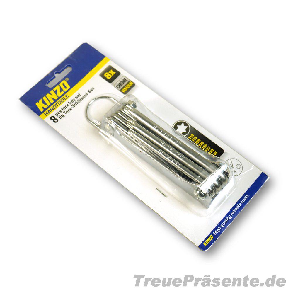 TreuePr&auml;sent Torx Schl&uuml;ssel-Set 8teilig