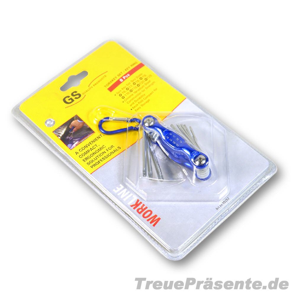 TreuePr&auml;sent Schl&uuml;sselanh&auml;nger Innensechskantschl&uuml;ssel-Set