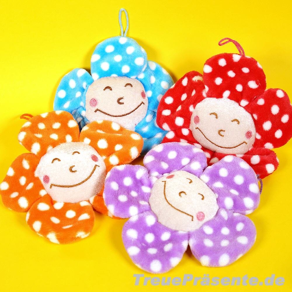 Pl&uuml;schblumen Gesichter