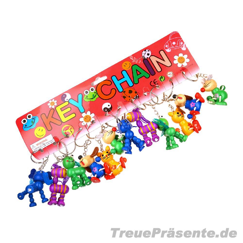 Schl&uuml;sselanh&auml;nger Holztiere