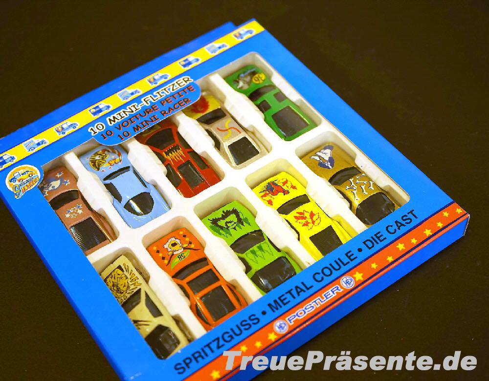 TreuePr&auml;sent Mini-Flitzer 10er-Set