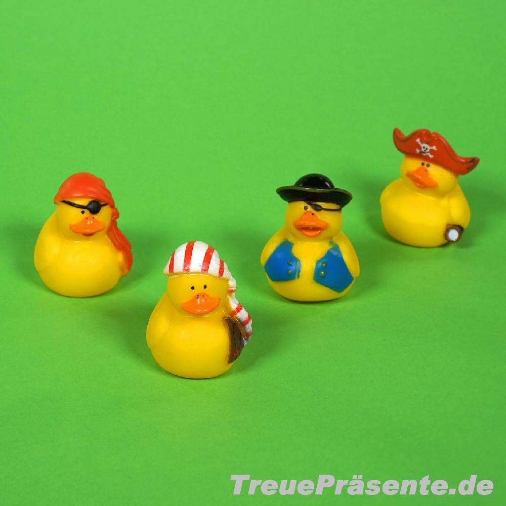Piraten-Badeenten aus Vinyl