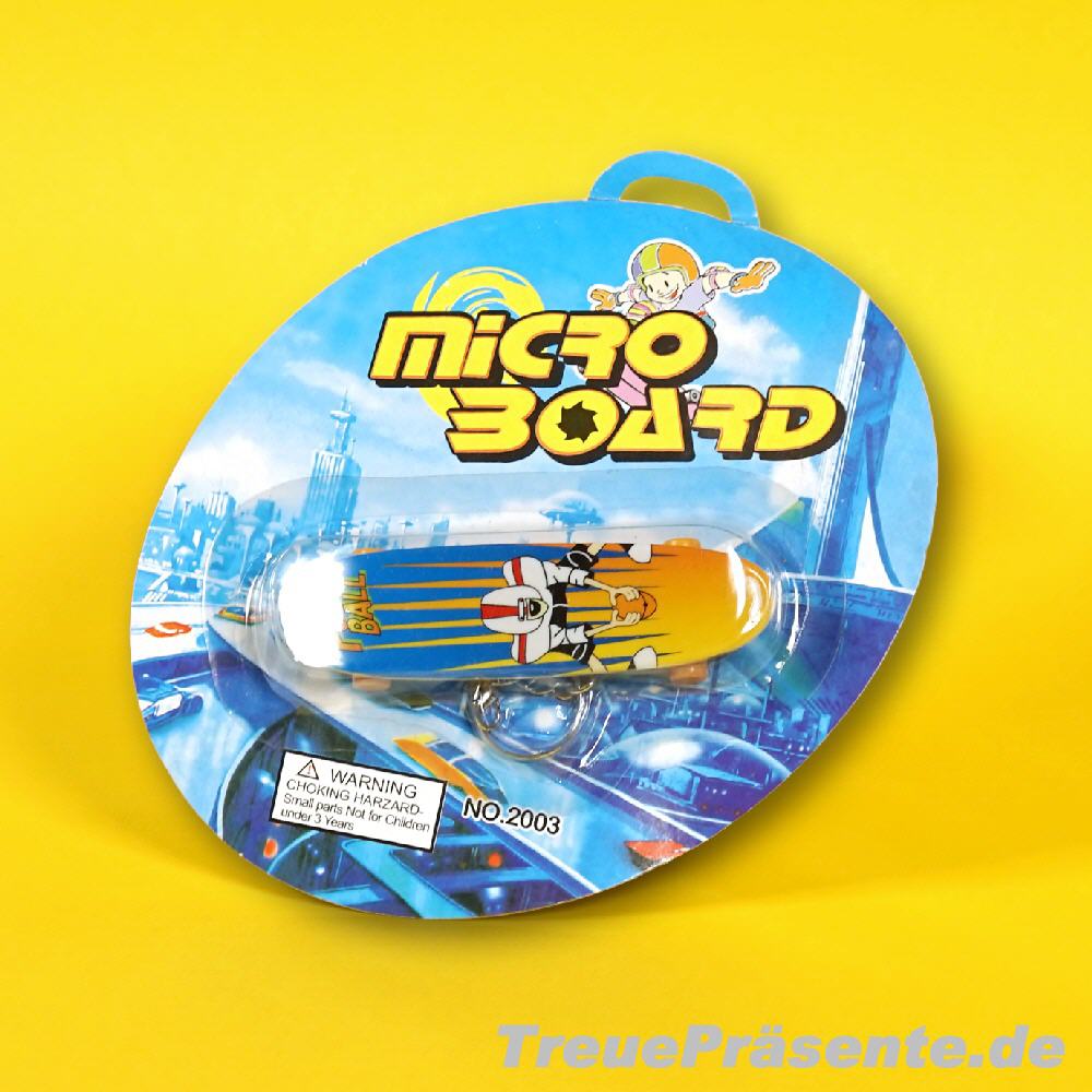 Finger-Skateboard mit Schl&uuml;sselanh&auml;nger