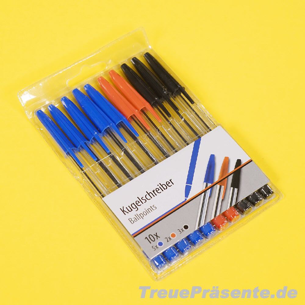 Kugelschreiber 10er-Set