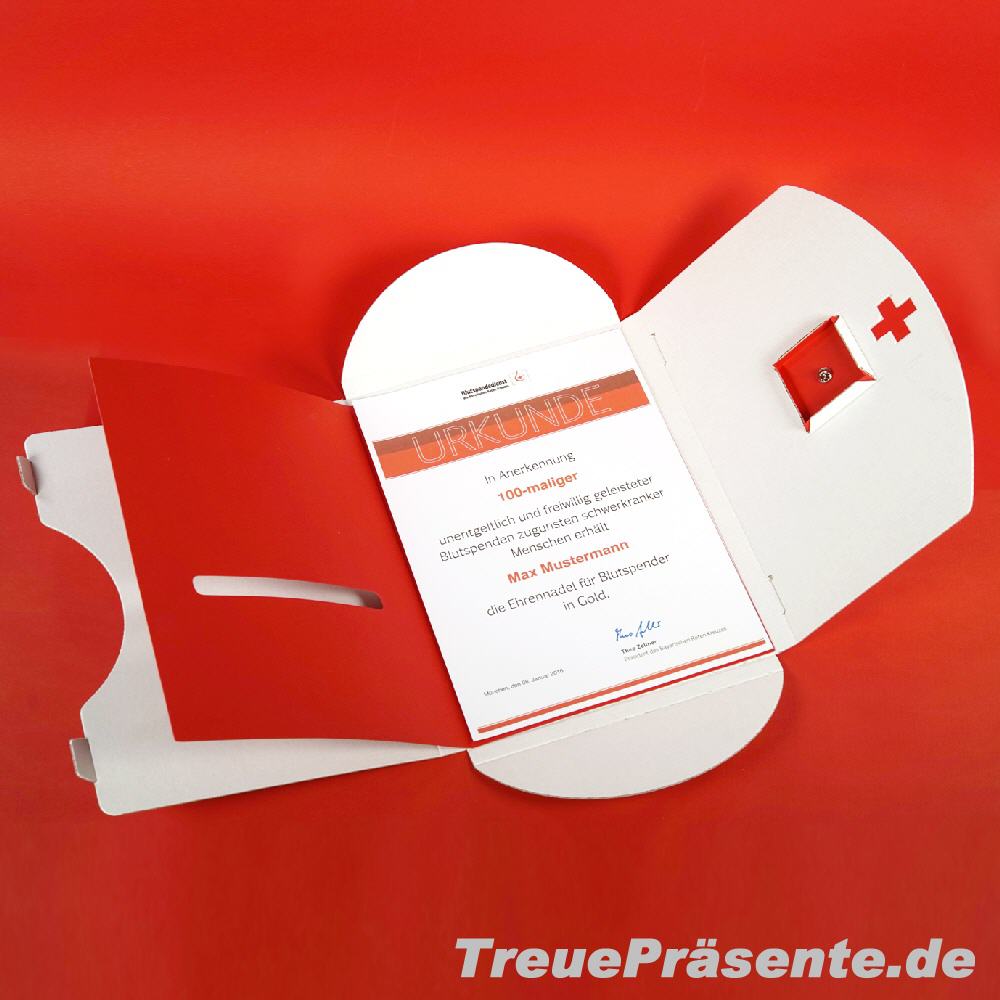 Mappen-Set Jubil&auml;umsspender mit Kartoneinlage