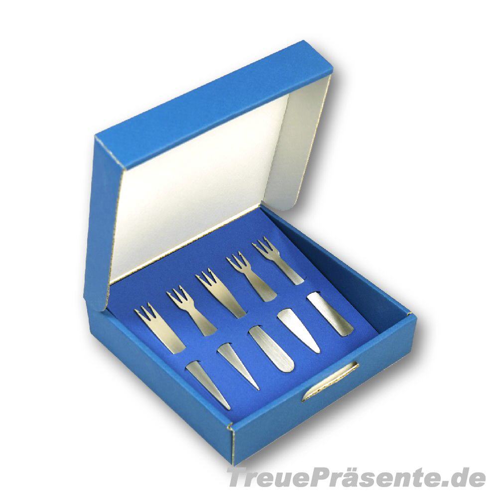 Geschenkset Pommesgabeln / K&auml;sespie&szlig;e