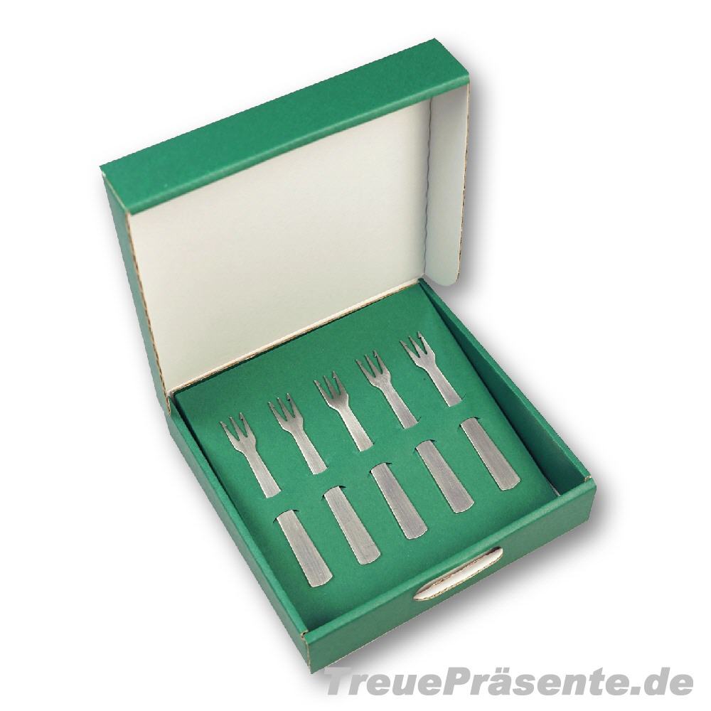 Geschenk-Set f&uuml;nf Pommesgabeln Modell 04
