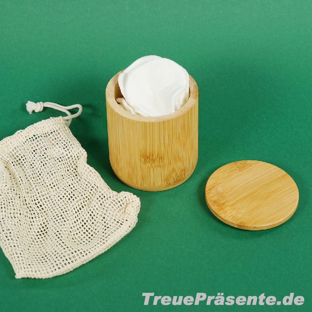 Abschmink-Pads aus Bambusfasern