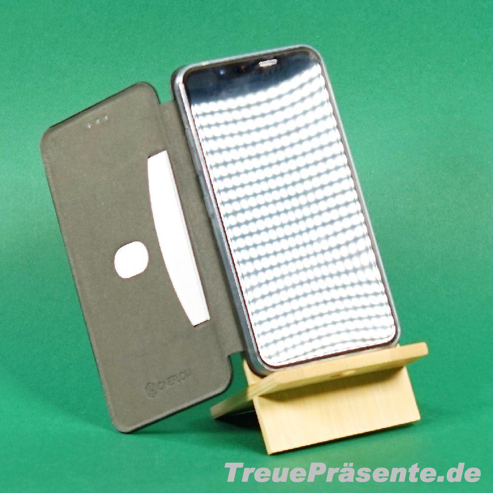 Bambus-Smartphone-Halter